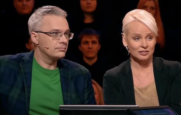 Роман Будников и Жанна Эппле (sprintotvet.ru). Фото: Первый канал